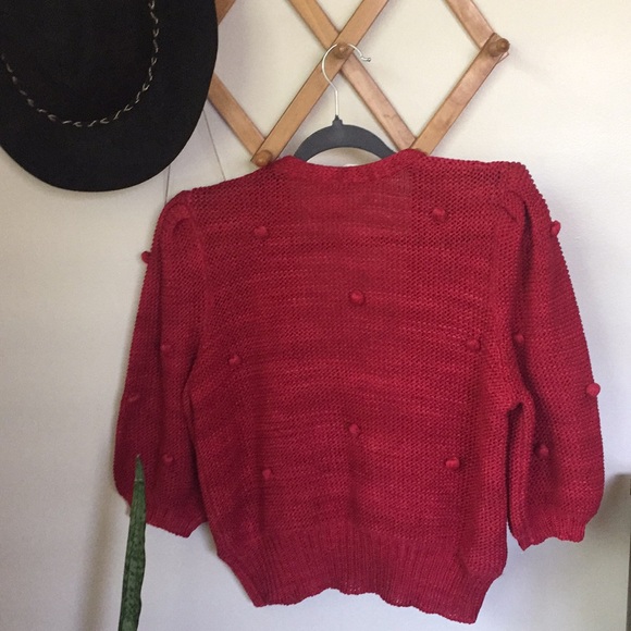 VINTAGE Vera daPozza Italian Crop Cardi - Picture 7 of 8